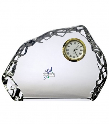 Horizontal Optical Crystal Iceberg Clock Award