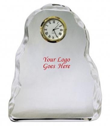 Vertical Optical Crystal Iceberg Clock Award