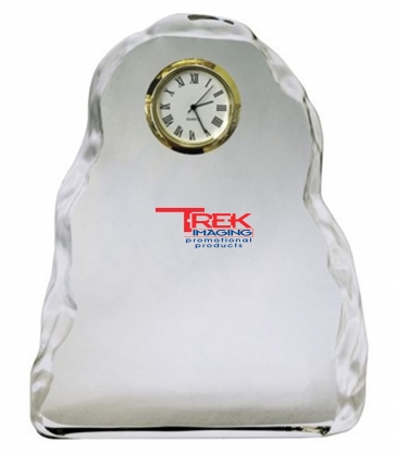 Vertical Optical Crystal Iceberg Clock Award