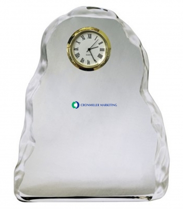 Vertical Optical Crystal Iceberg Clock Award