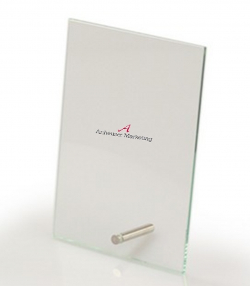 Vertical Rectangular Award with Pin (5"x7")