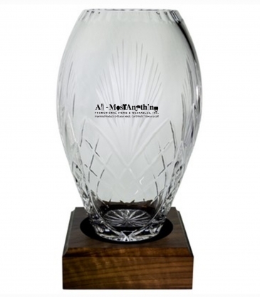 Large Westgate Crystal Vase With Base