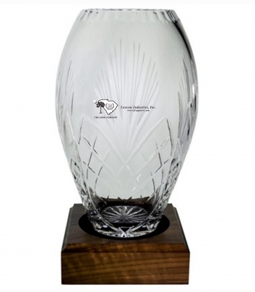 Large Westgate Crystal Vase With Base