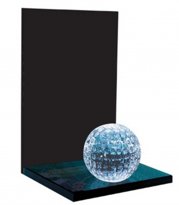 7" Crystal Golf Award