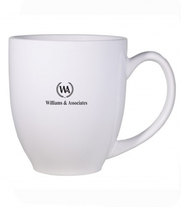 White Bistro Mug (16 Oz.)