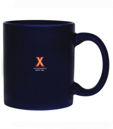Cobalt Blue Skyline Landmark Mug (11 Oz.)