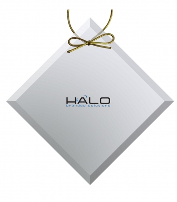 Clear Crystal Diamond Ornament