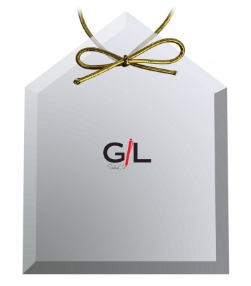 Clear Crystal House Ornament