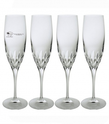 6 Oz. Set of Four Lotus Flutes