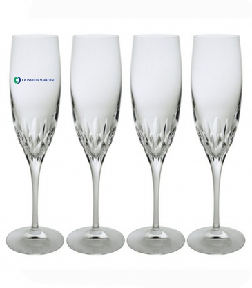 6 Oz. Set of Four Lotus Flutes