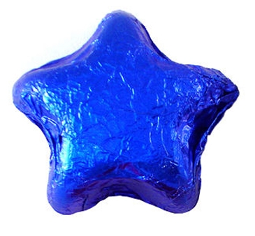 Imprinted Chocolate Foiled Stars