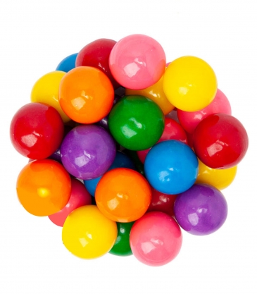 Unwrapped Large Imprinted Gumballs