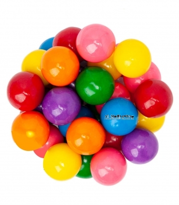 Unwrapped Large Imprinted Gumballs