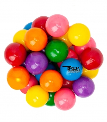 Unwrapped Large Imprinted Gumballs