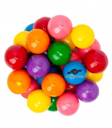 Unwrapped Large Imprinted Gumballs