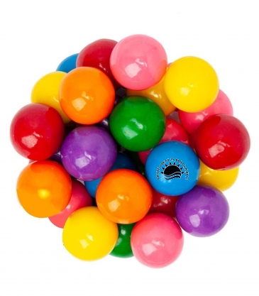 Unwrapped Large Imprinted Gumballs