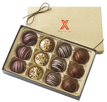 Truffle Gift Box with 12 Truffles