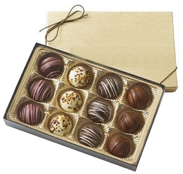 Truffle Gift Box with 12 Truffles