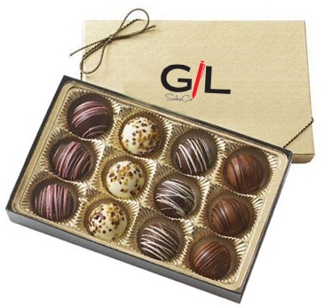 Truffle Gift Box with 12 Truffles