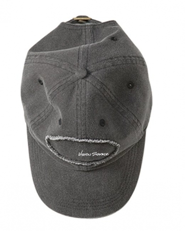 Authentic Pigment Pigment-Dyed Raw-Edge Patch Baseball Cap