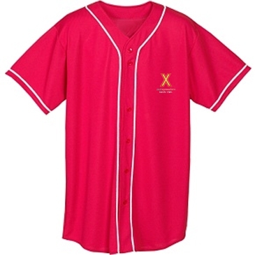Youth Wicking Mesh Button Front Jersey