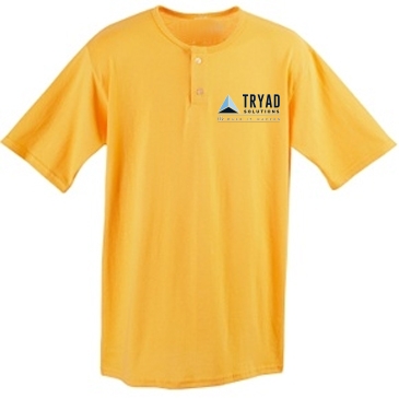 Augusta Sportswear Men's Two-Button Baseball Jersey