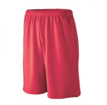 Longer Length Wicking Mesh Athletic Shorts