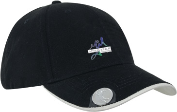 Brushed Heavy Cotton with Magnetic Ball Marker on Peak