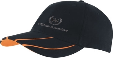 Brushed Heavy Cotton with Hi-Vis Laminated Two-Tone Peak