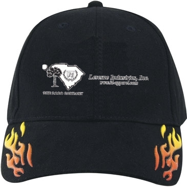 Brushed Heavy Cotton with Sonic Weld Flames