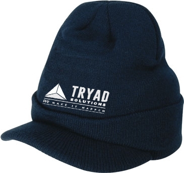 Acrylic Beanie - Toque with Peak