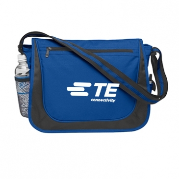 Messenger Bag With Matching Striped Handle