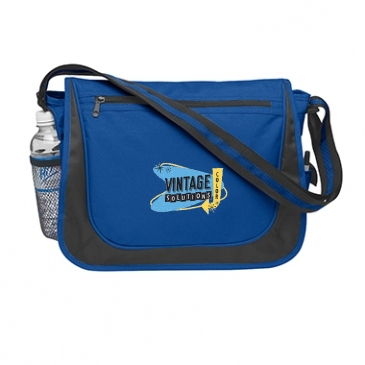 Messenger Bag With Matching Striped Handle