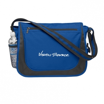 Messenger Bag With Matching Striped Handle