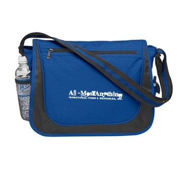 Messenger Bag With Matching Striped Handle