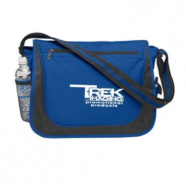 Messenger Bag With Matching Striped Handle