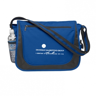 Messenger Bag With Matching Striped Handle