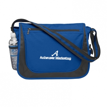 Messenger Bag With Matching Striped Handle