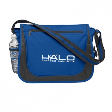 Messenger Bag With Matching Striped Handle