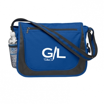 Messenger Bag With Matching Striped Handle
