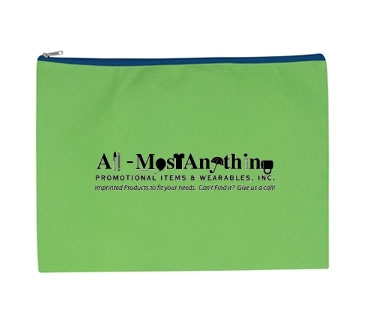 Non-Woven Document Sleeve With Zipper_Silk-Screen