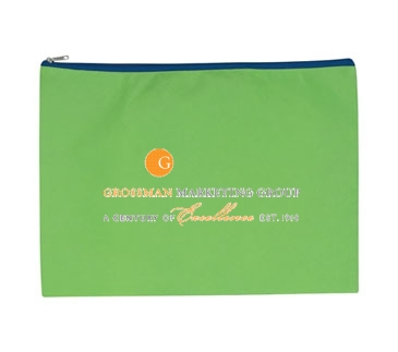 Non-Woven Document Sleeve With Zipper_Silk-Screen