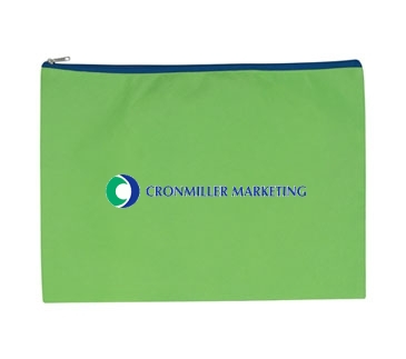 Non-Woven Document Sleeve With Zipper_Silk-Screen