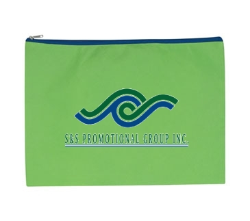Non-Woven Document Sleeve With Zipper_Silk-Screen