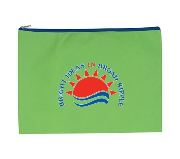 Non-Woven Document Sleeve With Zipper_Silk-Screen