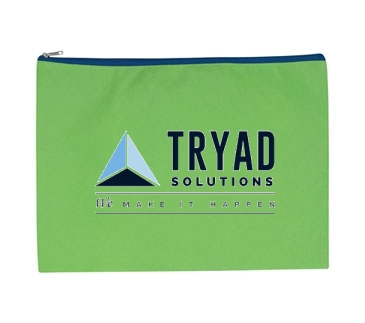 Non-Woven Document Sleeve With Zipper_Silk-Screen