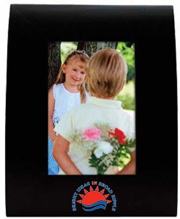 5 x 7 Curved Wood Frame