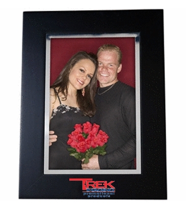 Black Wood Frame With Silver Bevel