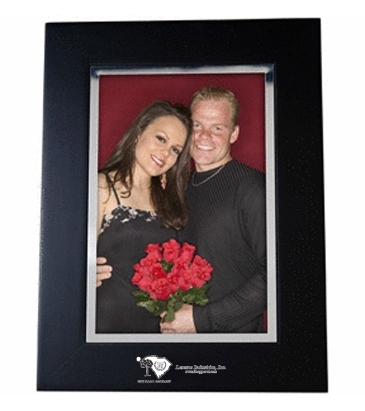 Black Wood Frame With Silver Bevel