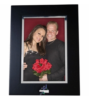 Black Wood Frame With Silver Bevel